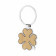 PORTE CLE EN BAMBOU PERSONNALISE 'CASAWOOD TREFLE'