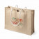 SAC JUTE PERSONNALISABLE AVEC BOUTON 'LACO'