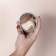 MIROIR ROND FINITION COTON PERSONNALISE 'GLADIS'