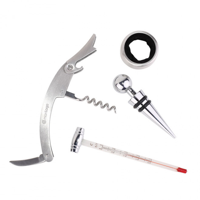 SET À VIN PERSONNALISÉ 4 ACCESSOIRES 'VERSAILLES'