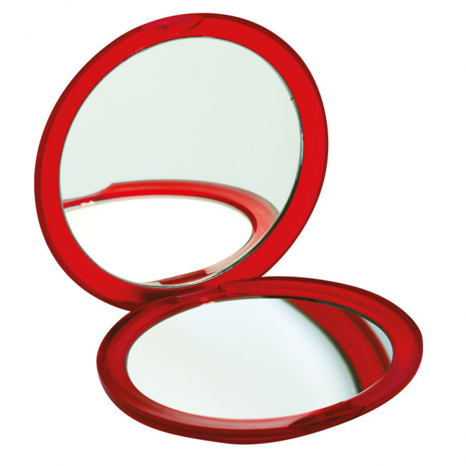 DOUBLE MIROIR DE POCHE PERSONNALISÉ 'RADIANCE'
