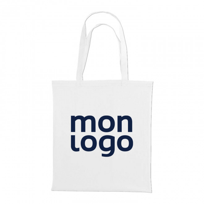 TOTE BAG PUBLICITAIRE ANSES LONGUES 'ANTONIO' 110 GR/M2 A 180GR/M2