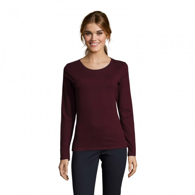 TEE SHIRT PERSONNALISE FEMME MANCHES LONGUES 'MAJESTIC' 150 GR/M²