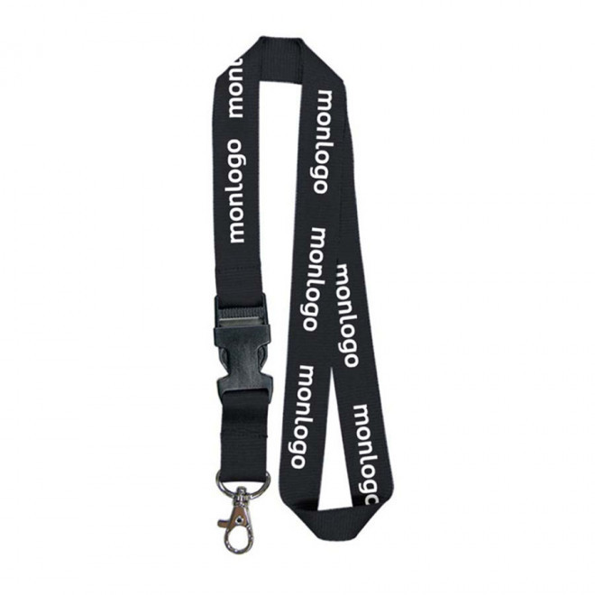 TOUR DE COU PUBLICITAIRE AVEC CLIP DETACHABLE 'LAZO'