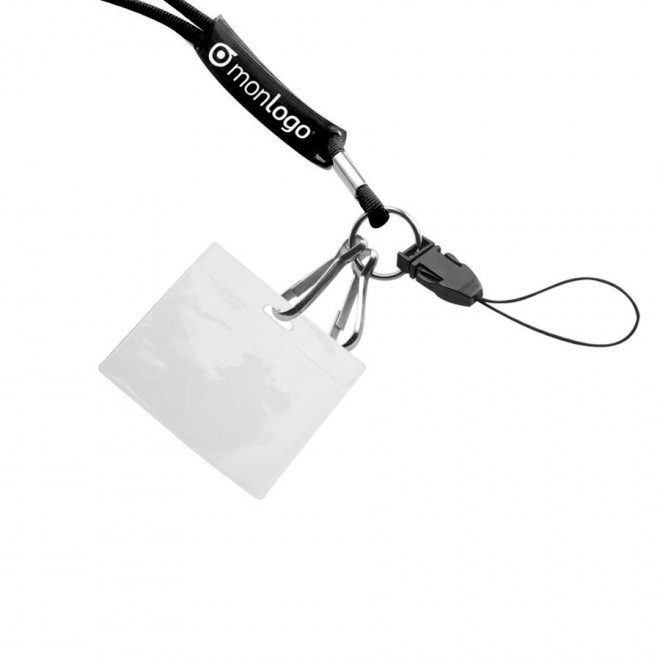 TOUR DE COU AVEC CLIP SECURITE PUBLICITAIRE 'BARLETTA'