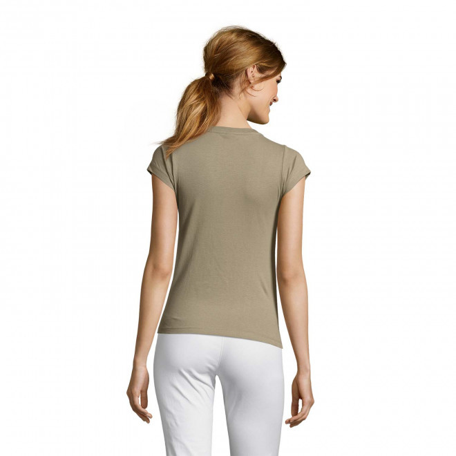 TEE SHIRT PERSONNALISÉ FEMME 'MOON' 150 GR/M²