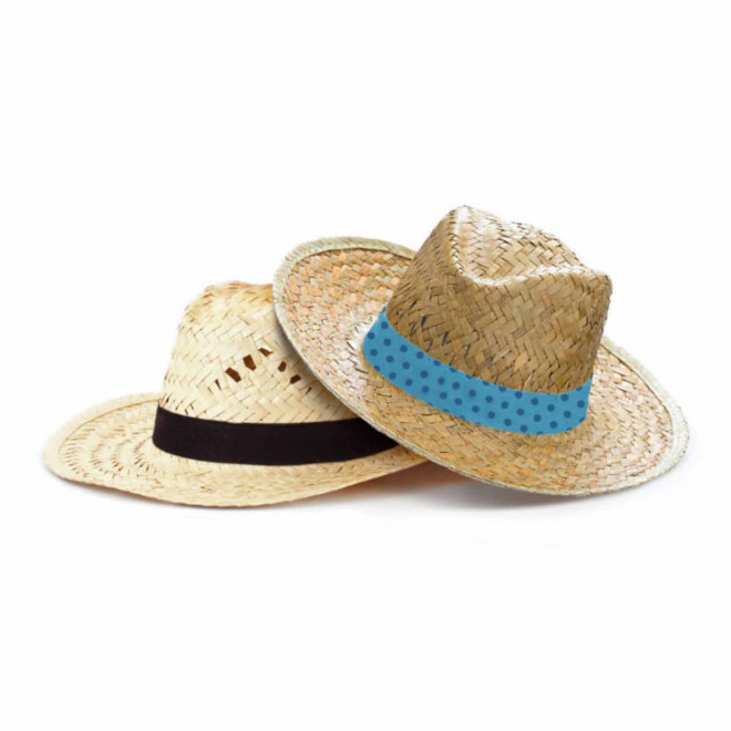 CHAPEAU DE PAILLE PERSONNALISÉ 'LUA'