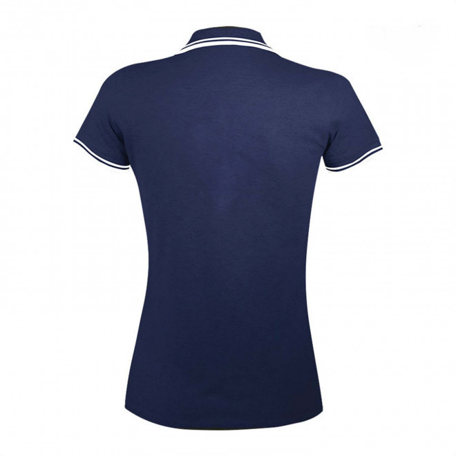POLO BICOLORE PERSONNALISABLE FEMME 'PASADENA' 200 GR/M²