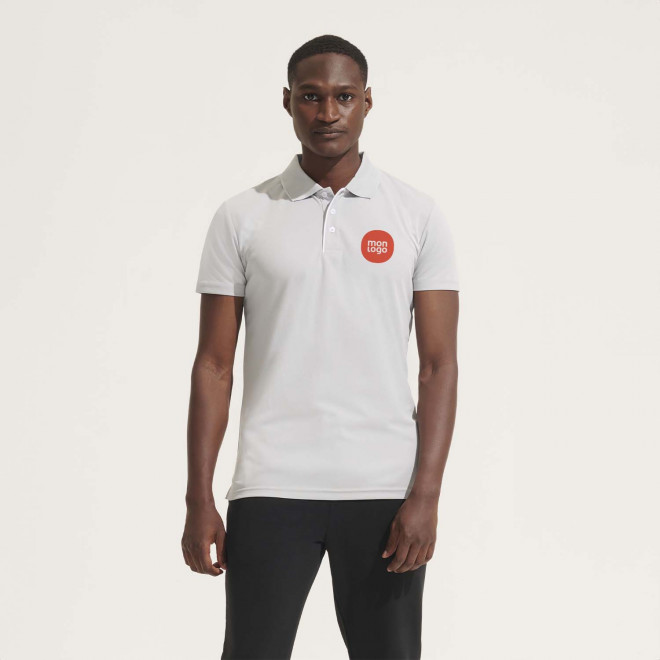 POLO RESPIRANT HOMME 'PERFORMER' 180 GR/M²