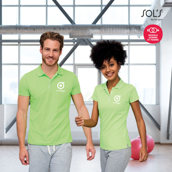 POLO PUBLICITAIRE RESPIRANT FEMME 'PERFORMER' 180 GR/M²