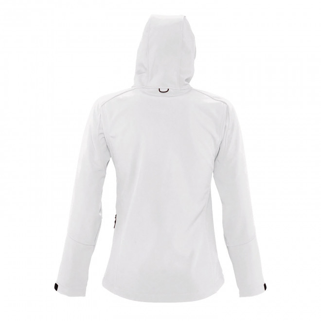 VESTE SOFTSHELL A CAPUCHE FEMME 'REPLAY' 340 GR/M²