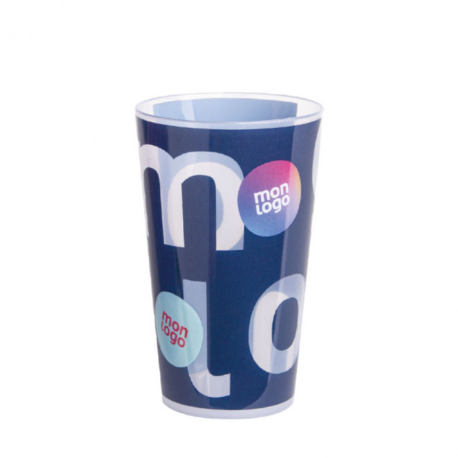 GOBELET PERSONNALISÉ RÉUTILISABLE 'CUP 30 CL' QUADRICHROMIE