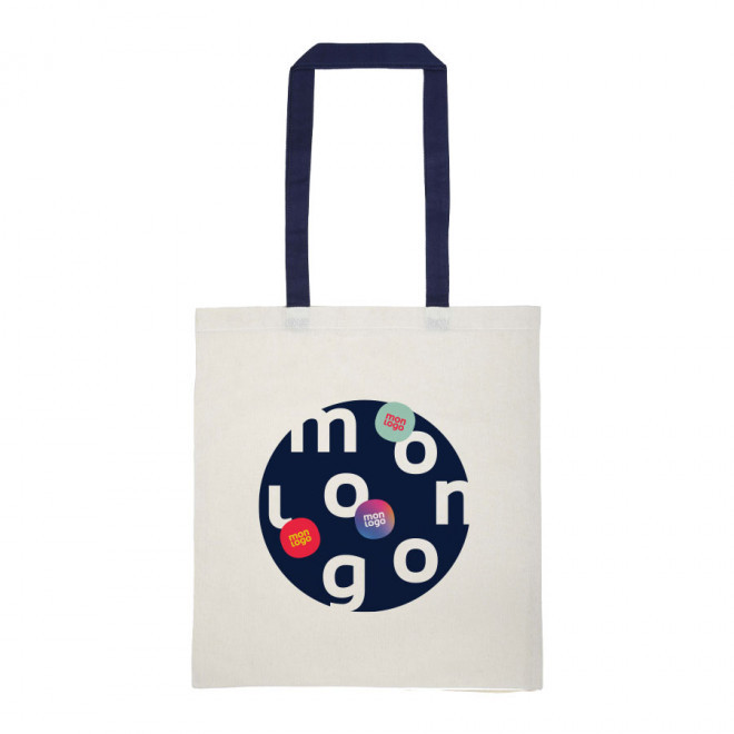 TOTE BAG PUBLICITAIRE COTON ANSES LONGUES 'AURIANA'