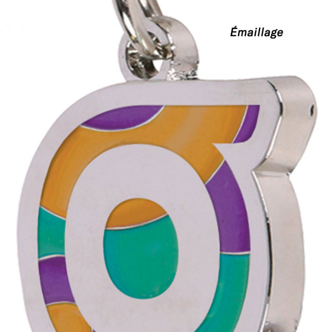 PORTE CLES PERSONNALISÉ SUR MESURE EN ZAMAC 2D 'CUSTOM'