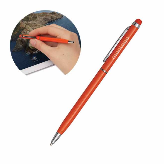 STYLO/STYLET PUBLICITAIRE MINE NOIRE 'SMART TOUCH COLOR'