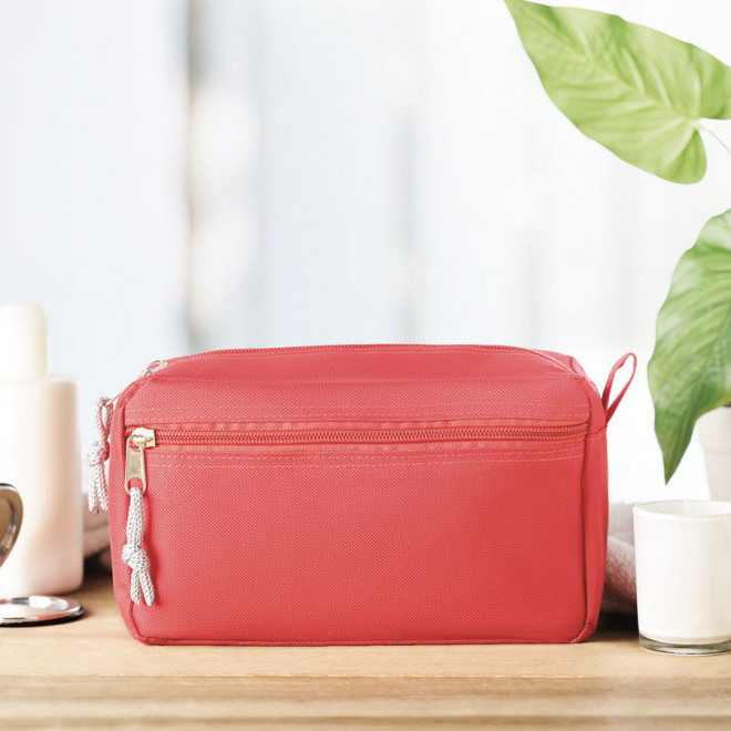 TROUSSE DE TOILETTE PERSONNALISÉE AVEC LANIÈRE 'JEANNETTE'