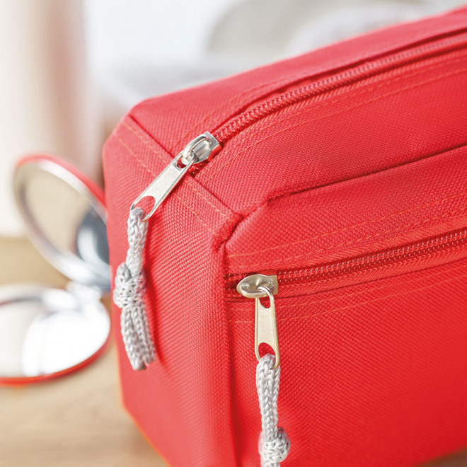 TROUSSE DE TOILETTE PERSONNALISÉE AVEC LANIÈRE 'JEANNETTE'