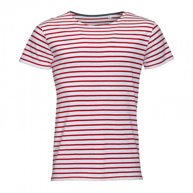 T SHIRT MARINIÈRE PERSONNALISÉ HOMME 'MILES' 150GR/M²