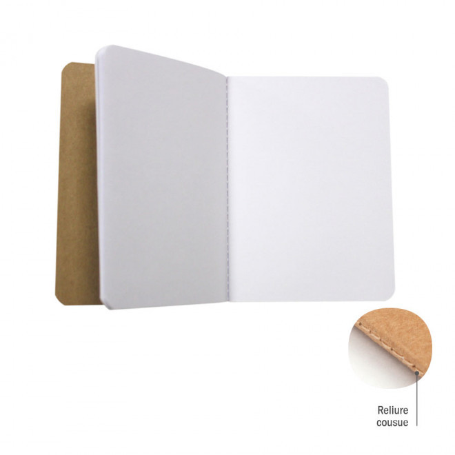 CARNET RECYCLÉ PUBLICITAIRE NON LIGNÉ  'MINI ISIS'