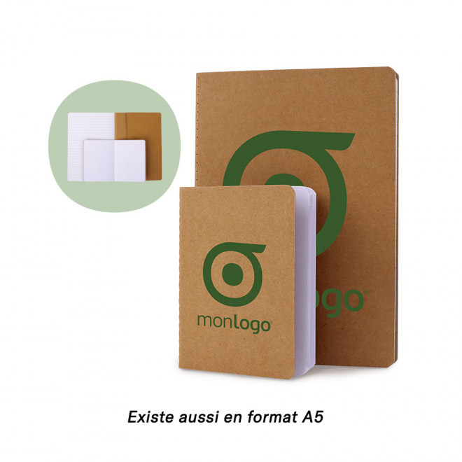 CARNET RECYCLÉ PUBLICITAIRE NON LIGNÉ  'MINI ISIS'