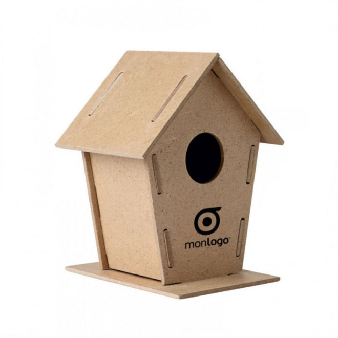 NICHOIR PUBLICITAIRE EN BOIS 'BIRDY'