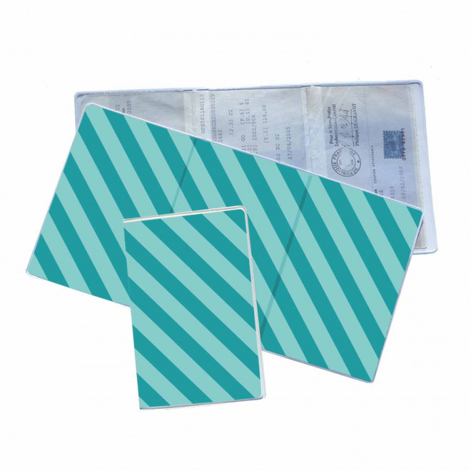 PORTE CARTE GRISE PERSONNALISÉ QUADRICHROMIE 'NAXO' 