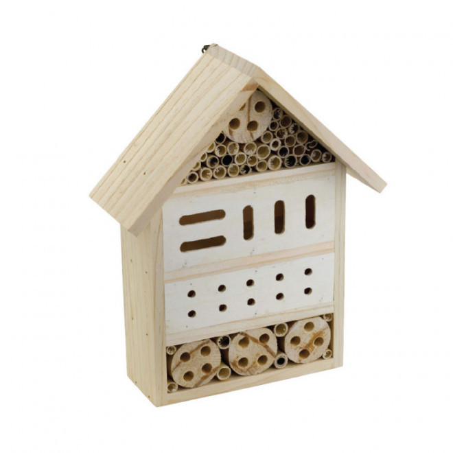 HÔTEL À INSECTES PERSONNALISABLE EN BOIS 'INSECTO'