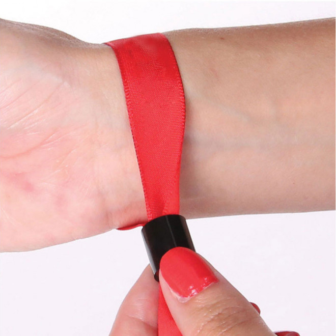 BRACELET EN SATIN PUBLICITAIRE  'ANIMÉ'