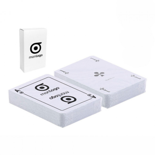JEU DE BRIDGE 54 CARTES PERSONNALISABLE 'SINGLETON'