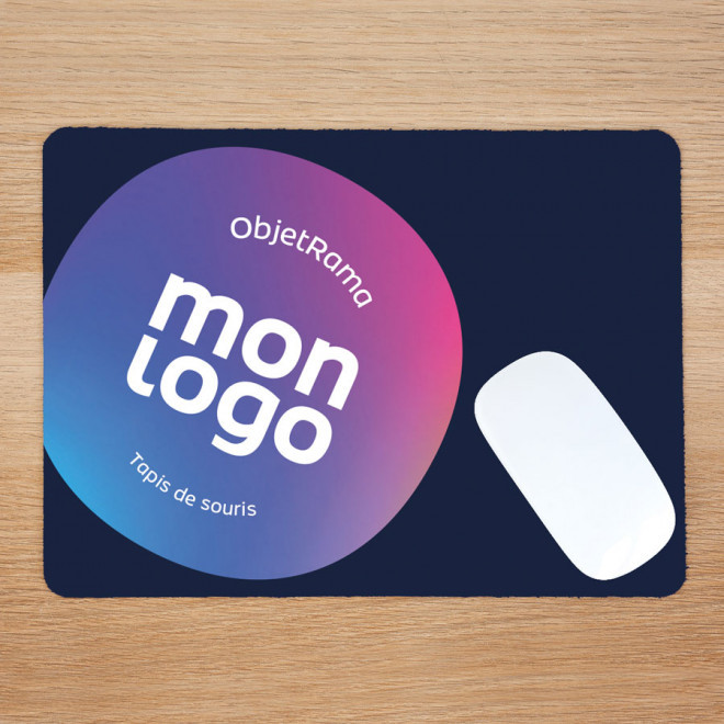 TAPIS DE SOURIS PERSONNALISABLE EN PNEU RECYCLÉ 'TYRE'