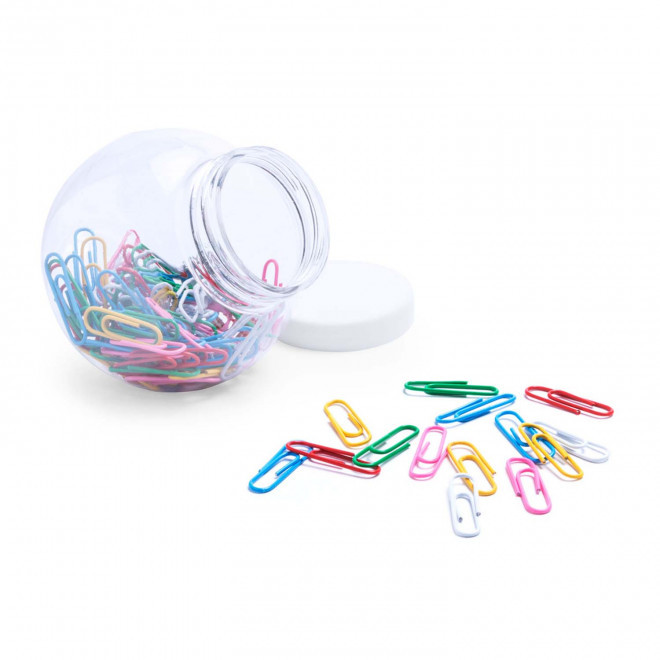 POT DE TROMBONES PERSONNALISÉ 'PAPERCLIP'