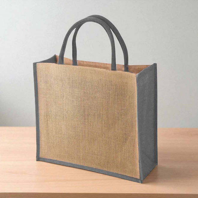 SAC EN JUTE COLORE PERSONNALISABLE 'LEONE'