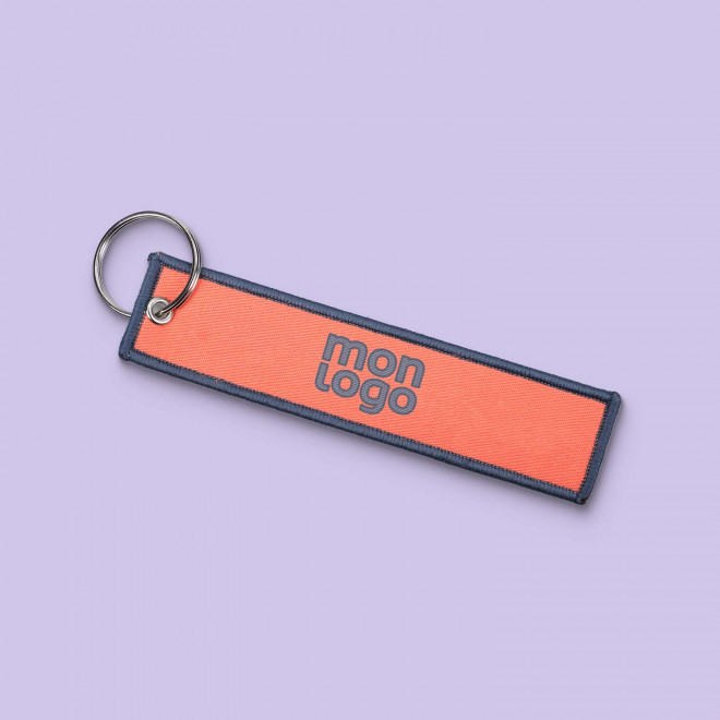 PORTE CLES BRODE PERSONNALISABLE 'WING BRELOQUE'