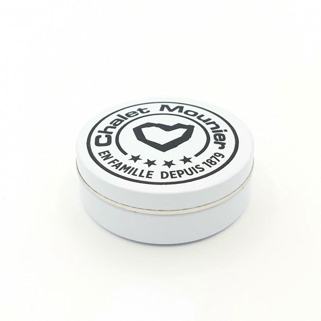 BOITE RONDE PERSONNALISABLE 3 CARAMELS LORLUT® 'GRANI'