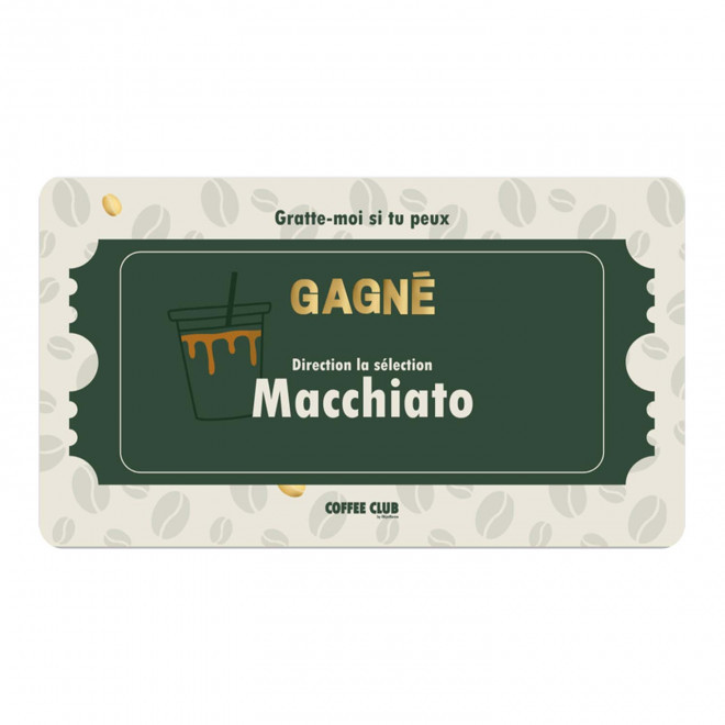 TICKET A GRATTER PERSONNALISABLE 'GRATIX' 8.5X5.4CM