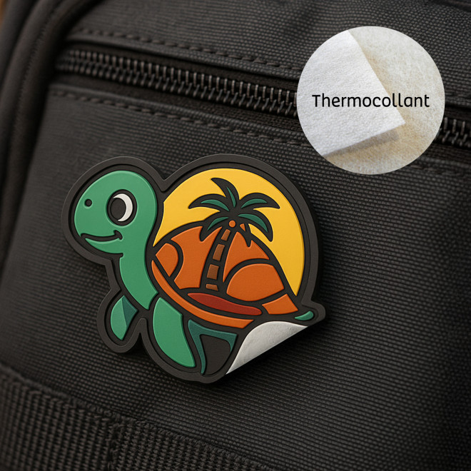 ECUSSON PVC THERMOCOLLANT PERSONNALISABLE 'CRAT' 5X5CM