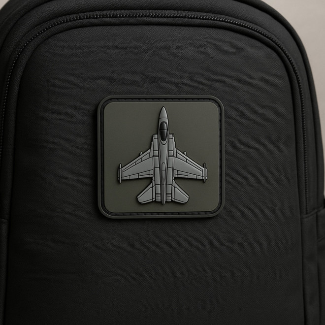 ECUSSON SILICONE 3D VELCRO PERSONNALISABLE 'CRAT' 