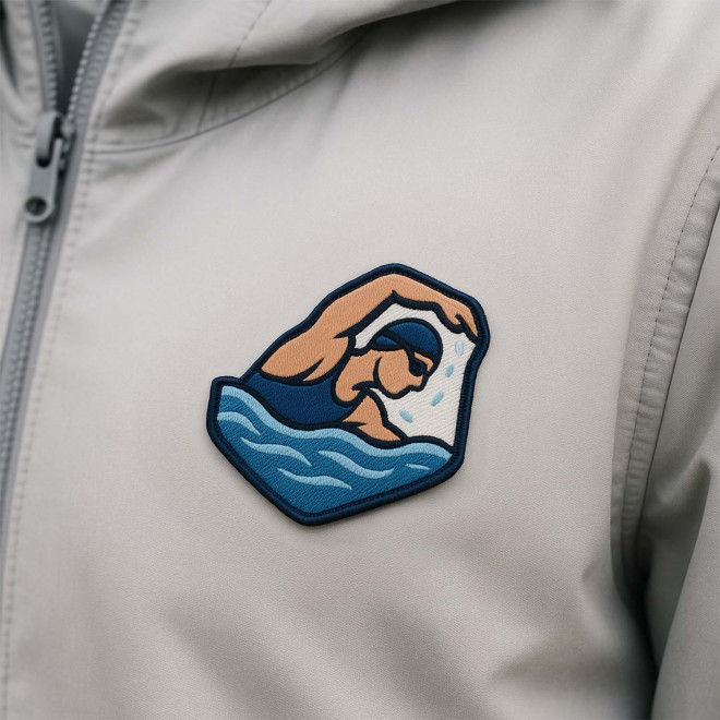 ECUSSON TISSE VELCRO PERSONNALISABLE 'CRAT'