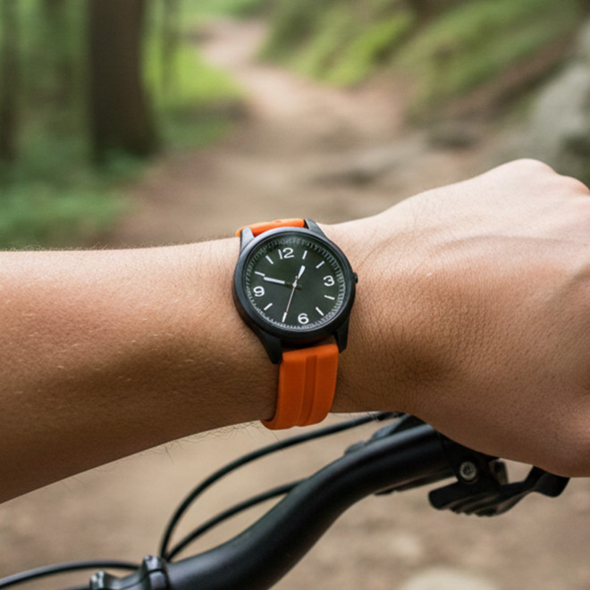 MONTRE SILICONE FEMME PERSONNALISABLE 'FLORIANE'