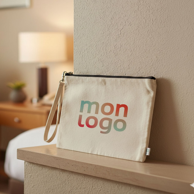 POCHETTE PUBLICITAIRE COTON RECYCLE 'BAMBUIA'