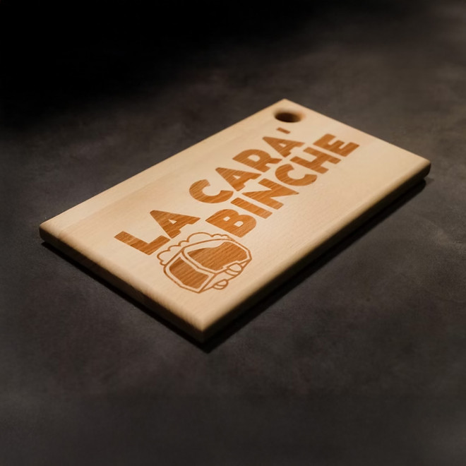 PLANCHE A DECOUPER EN BOIS MIF PERSONNALISABLE 'BOISO M'