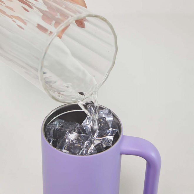 MUG 800 ML PERSONNALISABLE 'STRAW CUP 24BOTTLES'