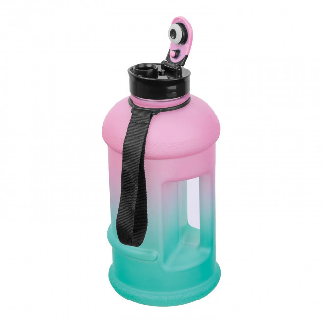 BIDON DE SPORT PERSONNALISABLE AVEC POIGNEE 1.3l 'MAX GYM'