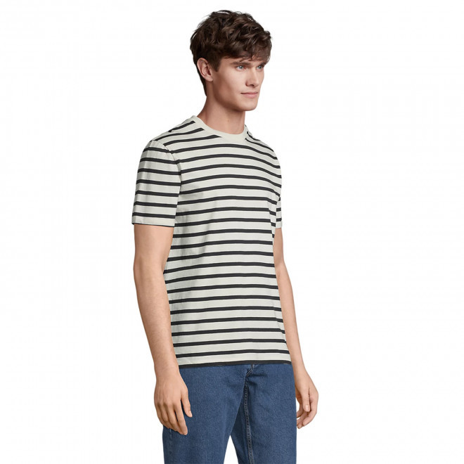 TEE SHIRT PERSONNALISABLE MIXTE RAYURES 'LEGEND'