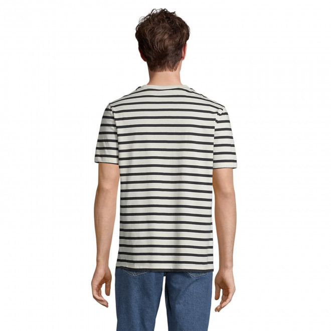 TEE SHIRT PERSONNALISABLE MIXTE RAYURES 'LEGEND'