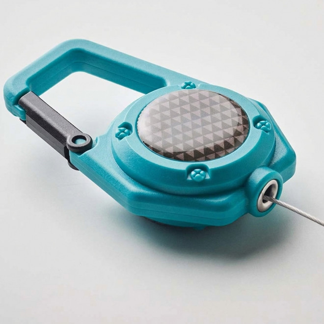 PORTE BADGE TELEPHONE DEROULEUR PERSONNALISE 'BALADOU'