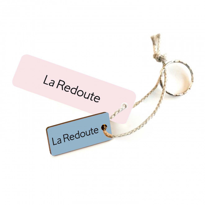 PORTE CLES ENGAGE EN BOIS PERSONNALISABLE 'SESAME'