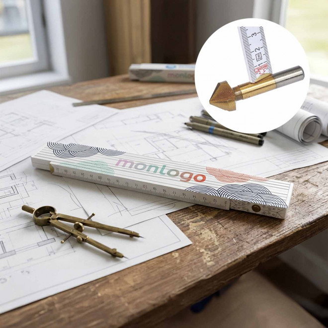 METRE MENUISIER PERSONNALISE 'MINESURA PRO AIMANTE'