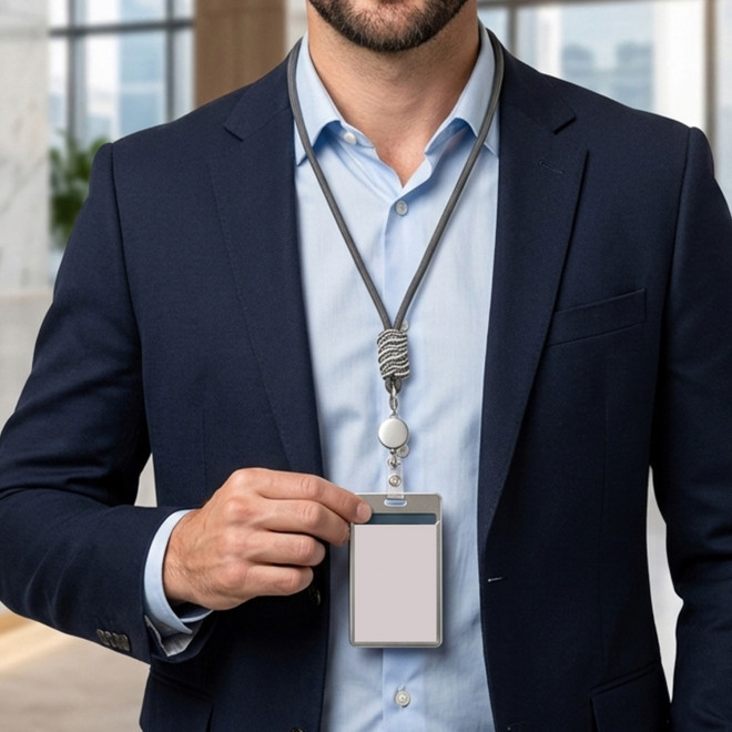 LANYARD CORDON DEROULEUR PERSONNALISE 'HALSA BICOUL'