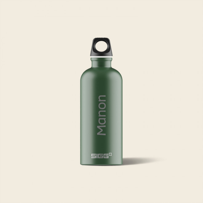 GOURDE EN ALUMINIUM SIGG 600ML PERSONNALISEE 'TRAVELLER'